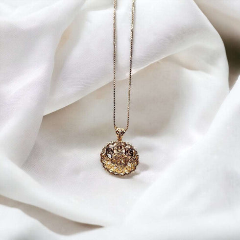 Arabic Allah Calligraphy Necklace - D120 - 1